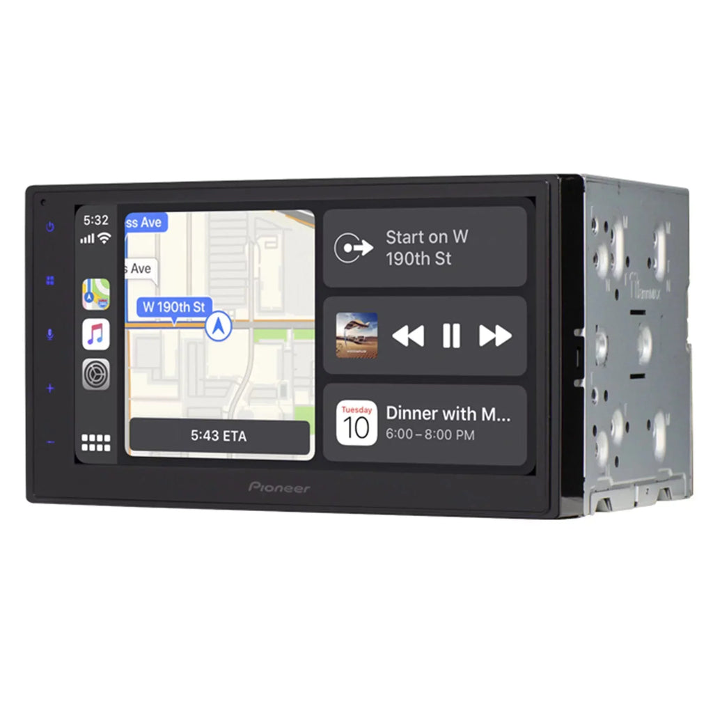 Pioneer DMH-1770NEX Double DIN Bluetooth 6.8" Mechless Digital Media Receiver + Camera