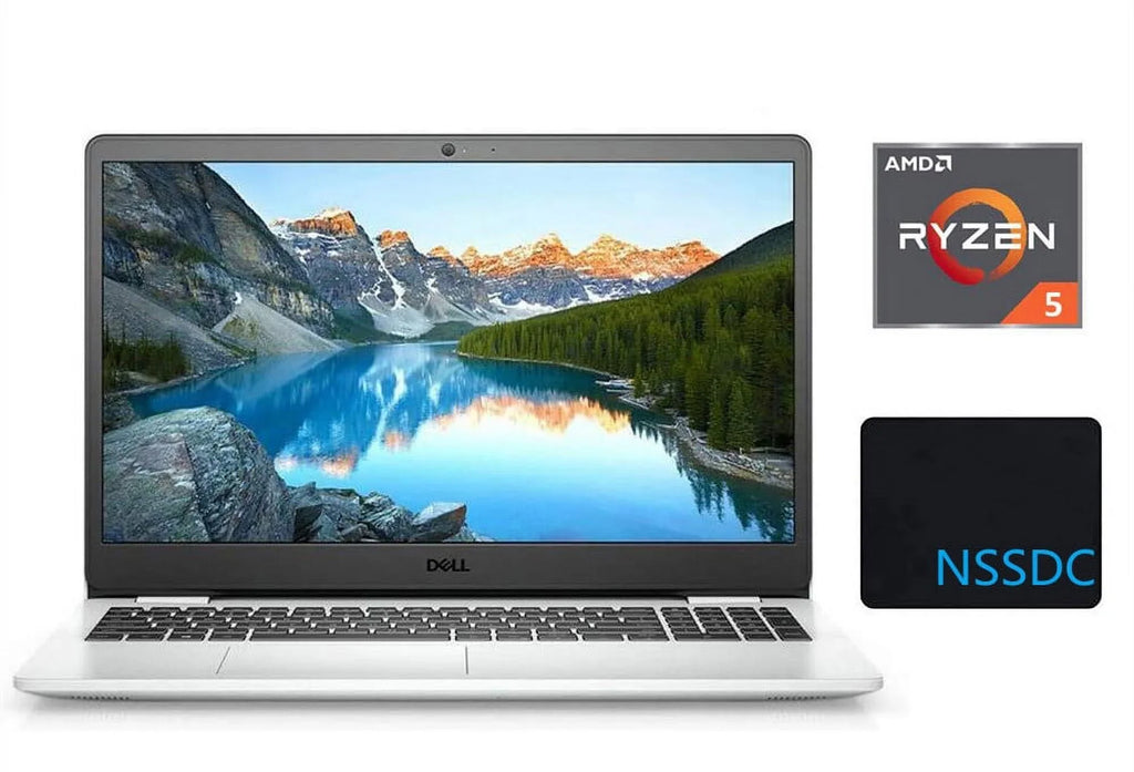 2021 Dell Inspiron 15 3505 15.6" FHD Laptop, AMD Ryzen 5-3450U Processor, 8GB RAM, 512GB SSD+2TB HDD, AMD Radeon Vega 8 Graphics, Webcam, HDMI, Bluetooth, Windows 10, White, with NSSDC Mousepad