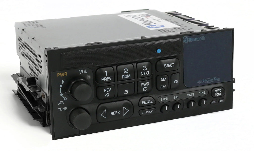 1 Factory Radio 1995 - 2005 GMC Chevy Chevrolet Truck Van AM FM Radio with Bluetooth Music