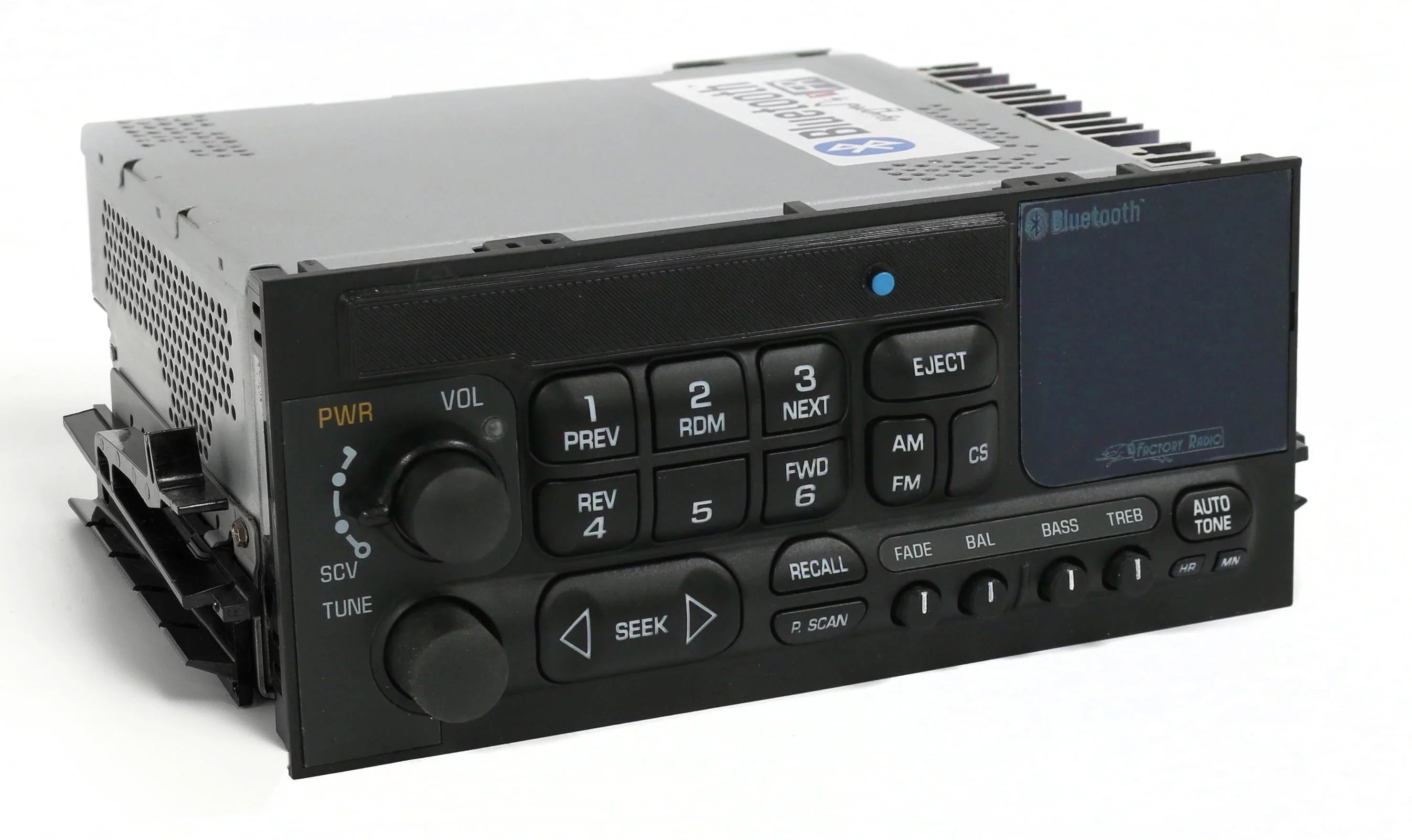 1 Factory Radio 1995 - 2005 GMC Chevy Chevrolet Truck Van AM FM Radio with Bluetooth Music
