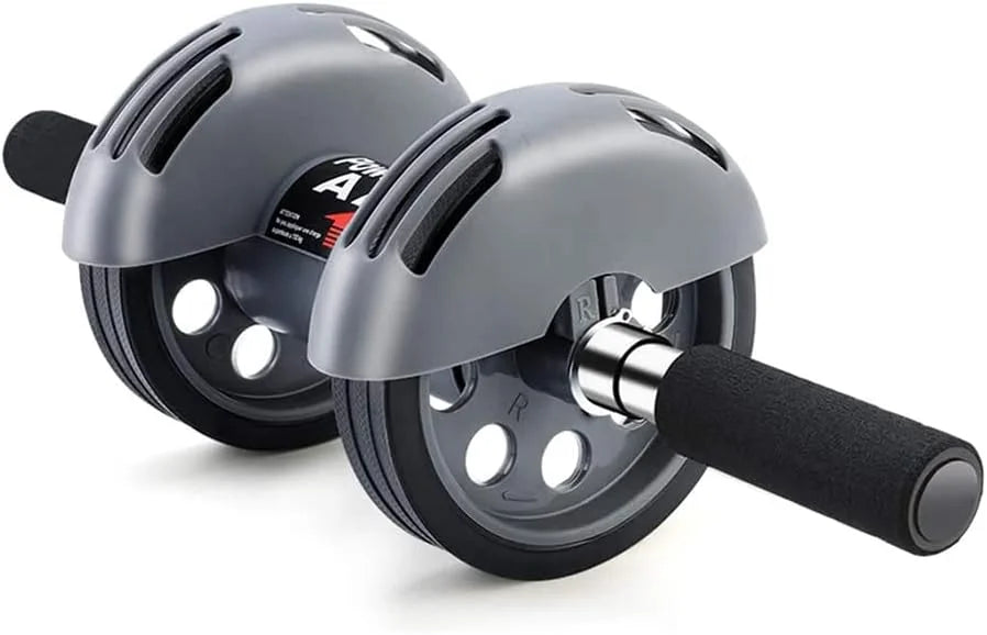 for Core Workouts Abdominal Exercise Roller Automatic Rebound Dual Wheel Fitness Equipmen Trainer at Gym Or Home Beginner BY DCJA