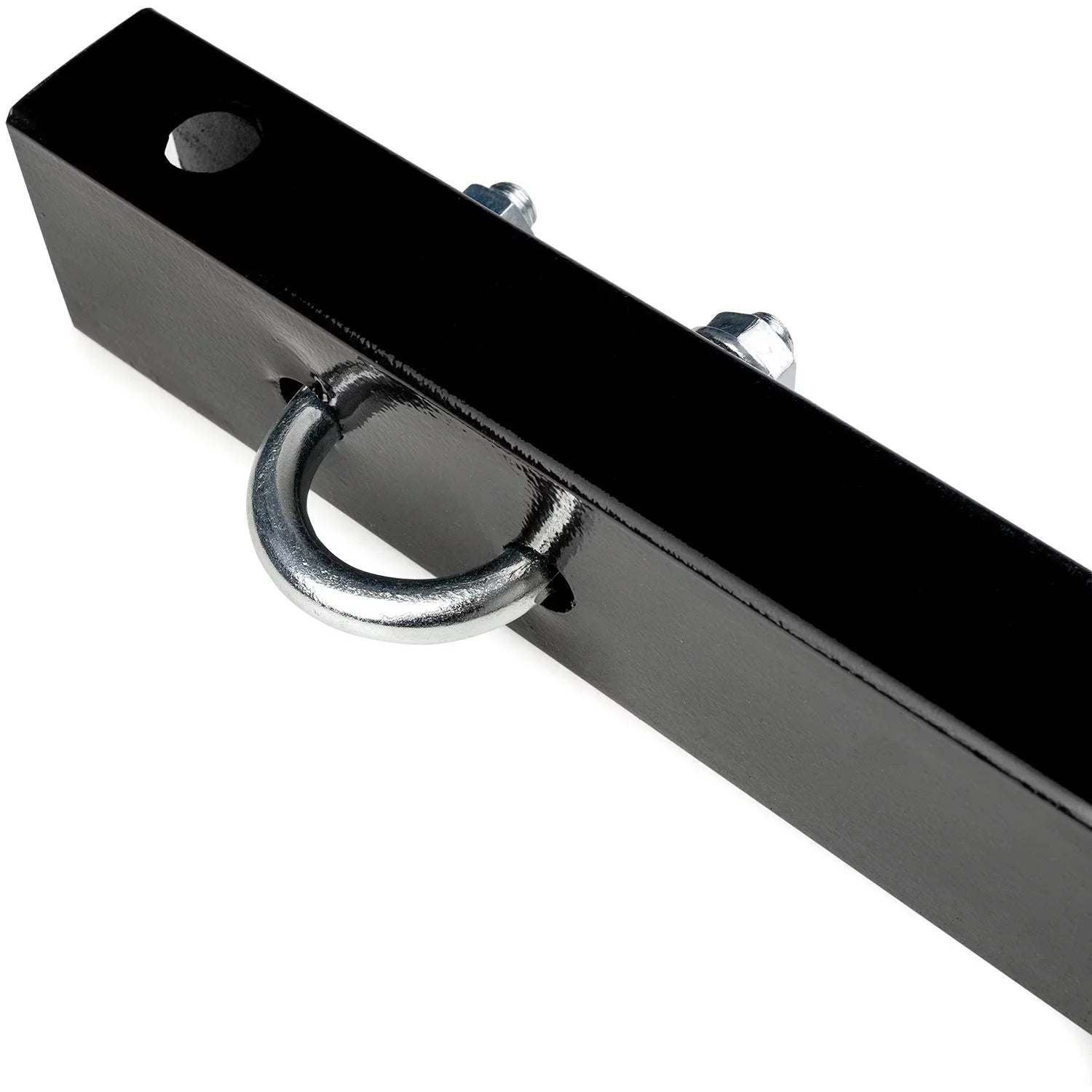 Biltek Adjustable Universal Tow Bar with 2x Safety Chains for 2" Trailer Ball Hitch, 5000 lbs. Towing Capacity