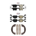 Transit Auto Front Semi-Metallic Disc Brake Pads Kit For 2011 BMW X3 xDrive28i KNN-100380
