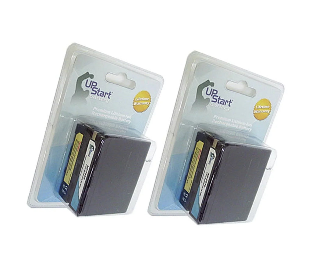 2x Pack - UpStart Battery Sony GV-A100 Battery - High Capacity High Capacity Replacement for Sony NP-F970 Digital Camera Battery (6600mAh, 7.4V, Lithium-Ion)