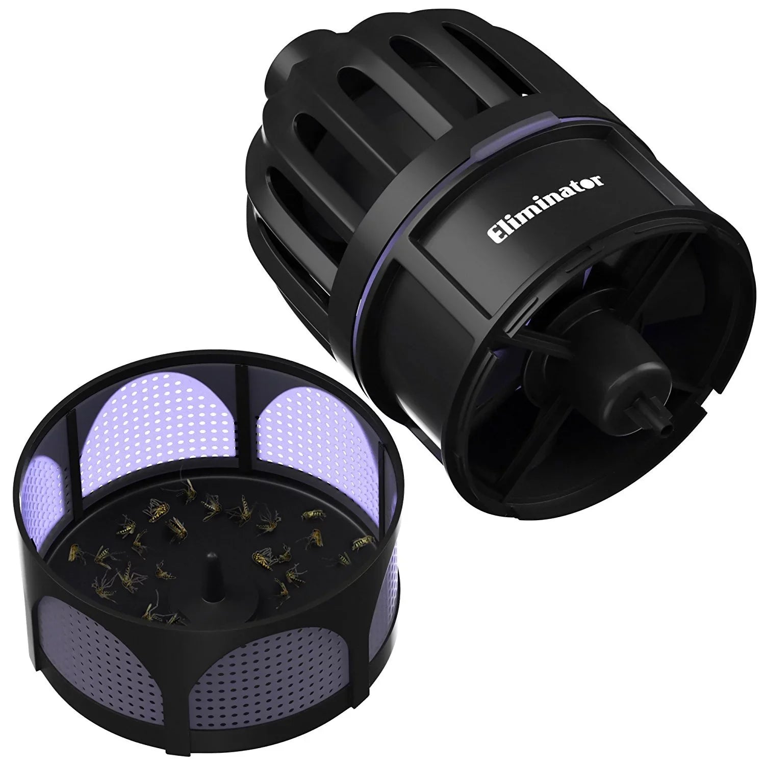 Eliminator Powerful Indoor Mosquito and Fly Trap with Bright LED UV Light Attracter and Fan/Get Rid of All Mosquitoes and Flies Mosquito Catcher Killer for Residential & Commercial Use [UPGRADED]