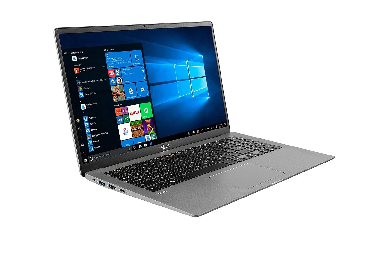 LG 2022 Gram Ultralight Laptop - Full Day Battery - 15.6" FHD IPS - Intel 11th i5-1135G7-16GB LPDDR4-1TB (512x2) NVMe SSD - Iris Xe Graphics - Backlit Keyboard RJ-45 Win 10 w/RATZK 32GB USB