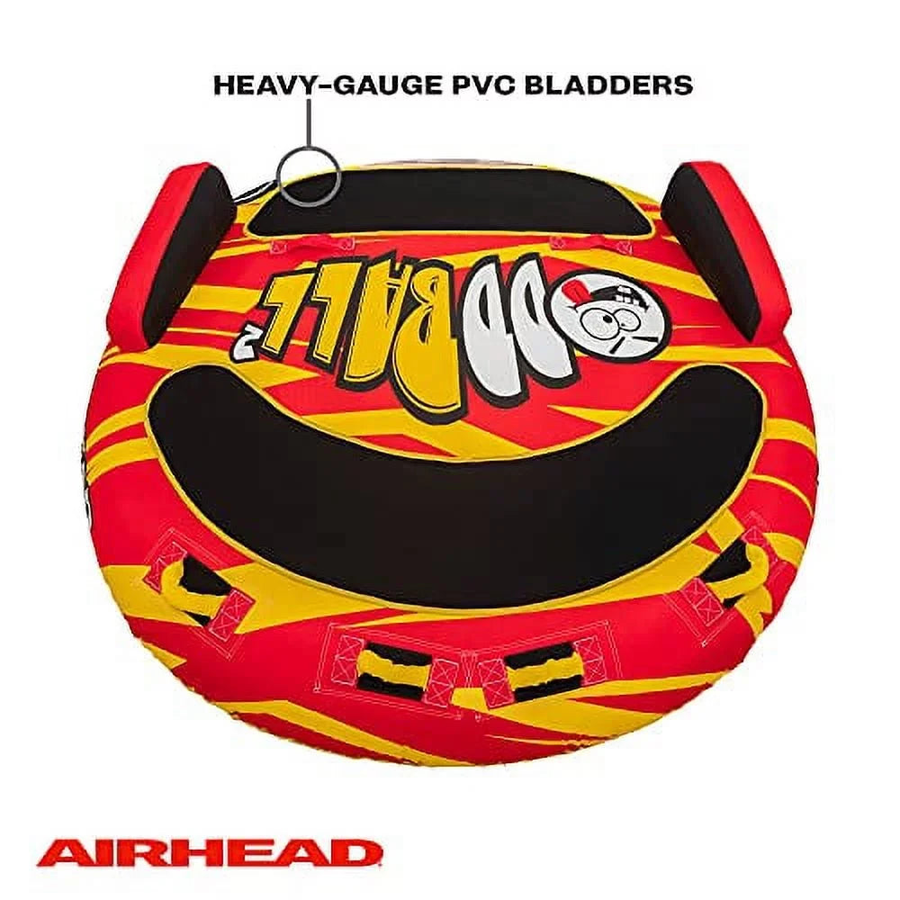 Airhead Oddball 2 | 1-2 Rider Towable Tube for Vessel