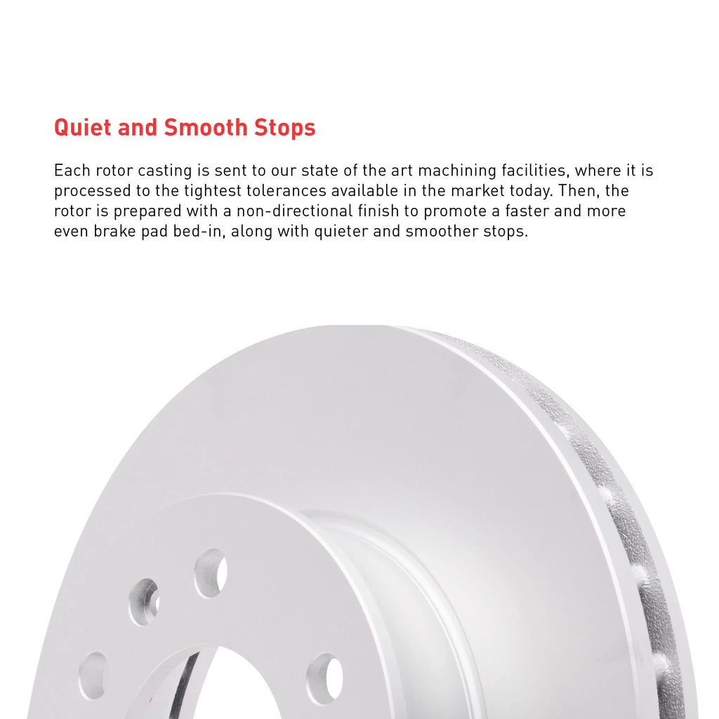 Dynamic Friction Company Front Geospec Brake Rotors with 3000 Series Ceramic Brake Pads includes Hardware 4312-03052 Fits select: 2016 KIA FORTE LX, 2015 KIA FORTE