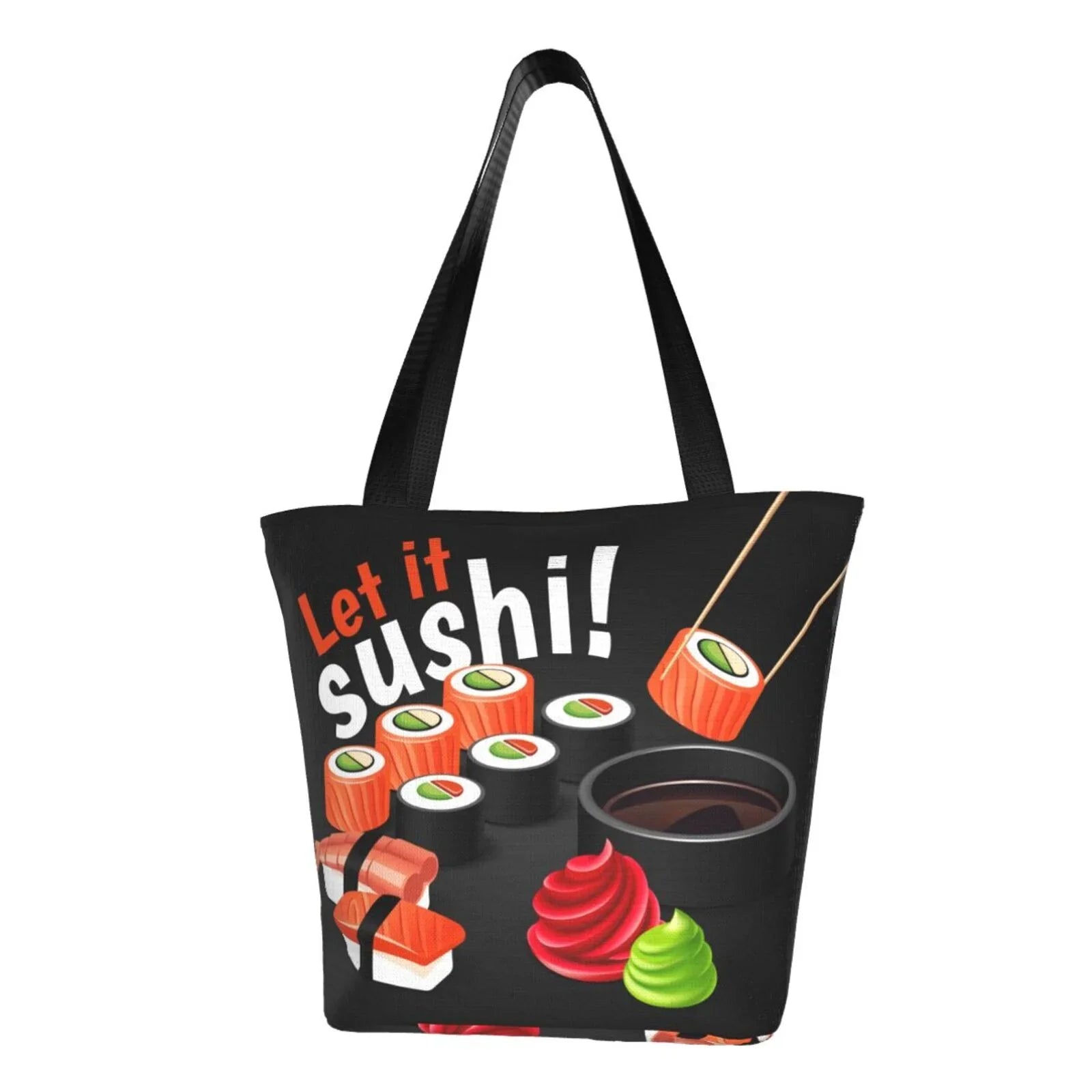 Lukts Sushi (2) Tote Bag,Shoulder Bag Women'S Hobos Handbags Large Capacity Shopping Bag