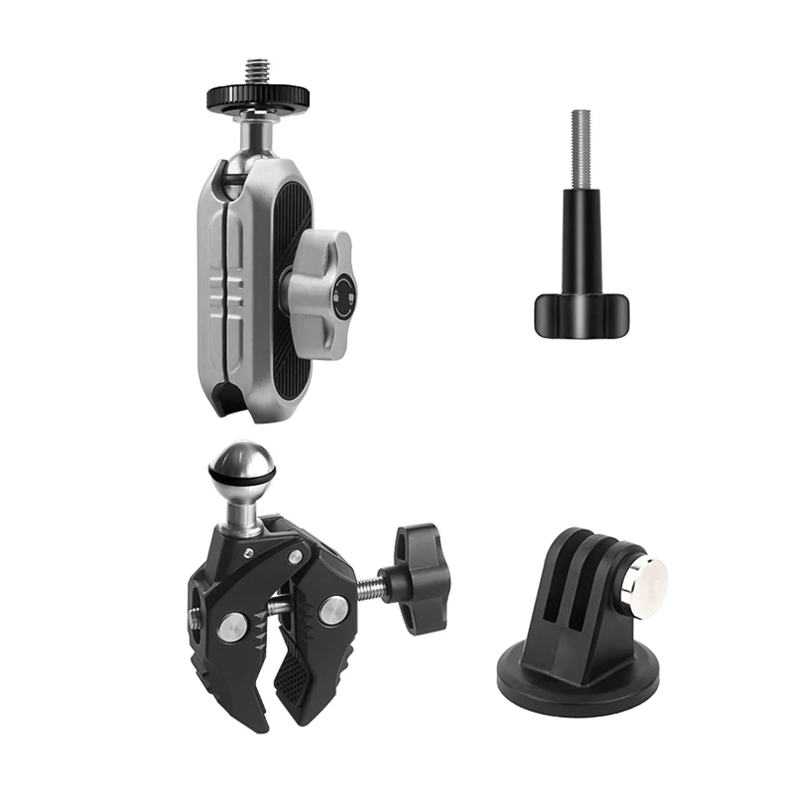 ammoon AKASO DJI Suitable Camera Mounts Clamp Mount Handlebar Adapter Mount