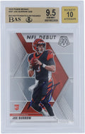 Joe Burrow Cincinnati Bengals Autographed 2020 Panini Mosaic #261 Beckett Fanatics Witnessed Authenticated 9.5/10 Rookie Card - 9,9.5,9.5,9.5 Subgrades - Fanatics Authentic Certified