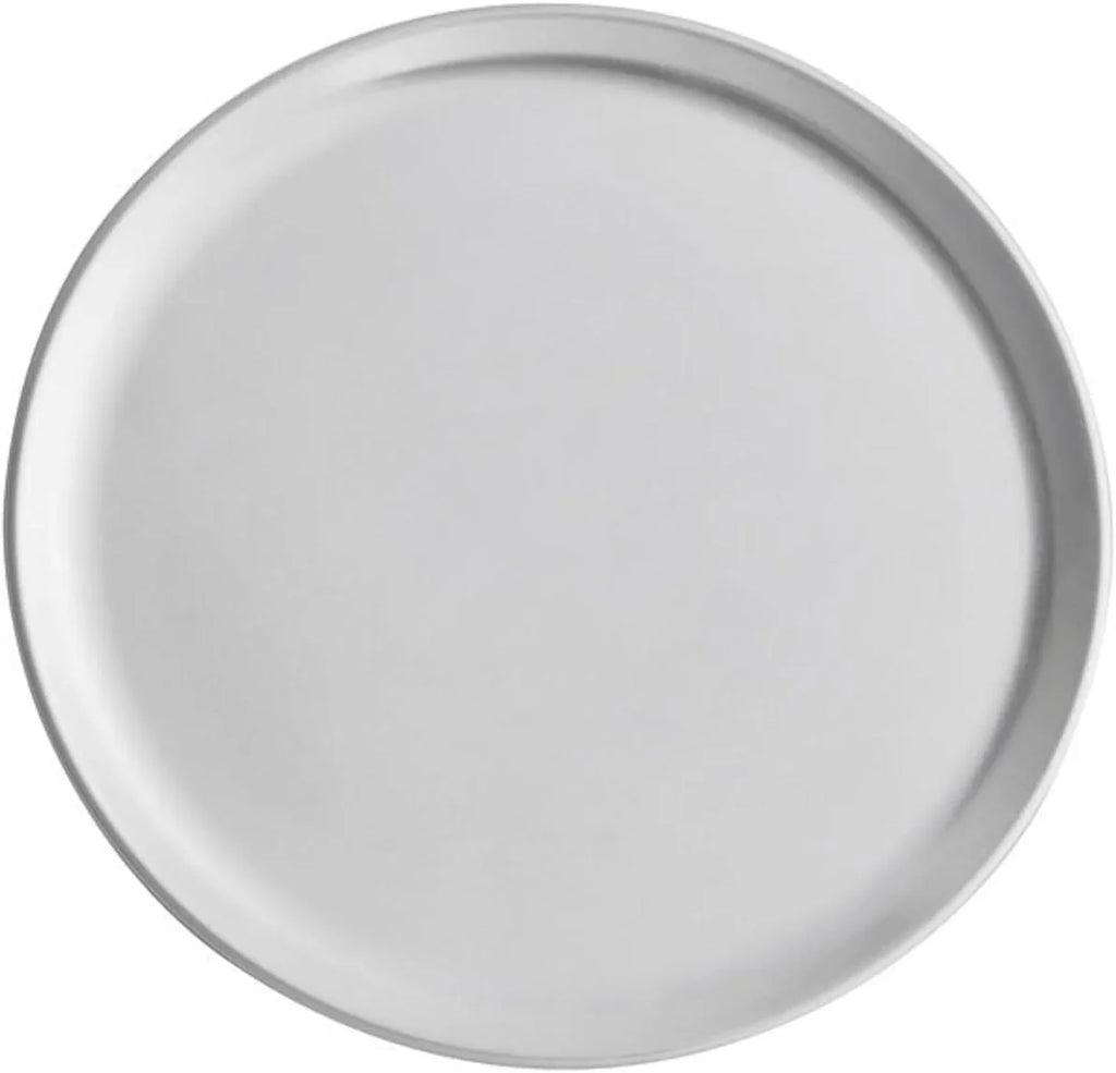TrueCraftware- Set of 6 Aluminum 12” Pizza Tray Pan Coupe Style - Bakeware Round Pizza Pan Pizza Tray Baking Tray Round Baking Tray for Home Kitchen Pizzeria & Restaurants