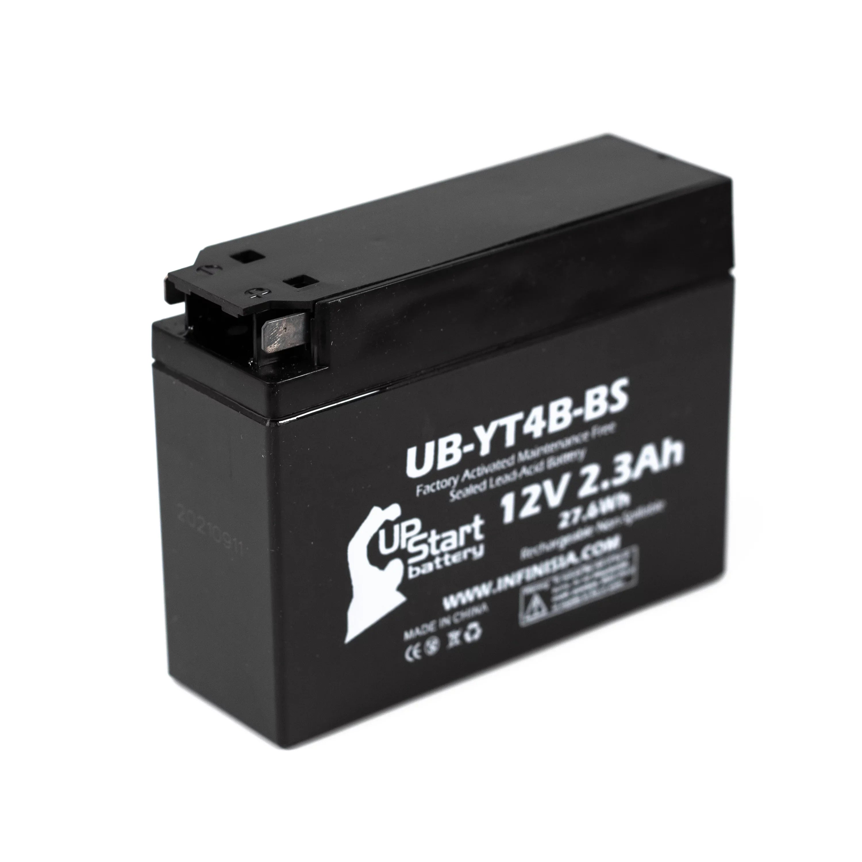 3 Pack - YT4B-BS Battery Replacement for (2.3Ah, 12v, Sealed) Factory Activated, Maintenance Free Battery - Matching with 2015 Yamaha SR400, 2008 Suzuki DR-Z70, 2009 Suzuki DR-Z70