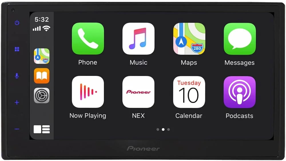 Pioneer DMH-1770NEX Double DIN Bluetooth 6.8" Mechless Digital Media Receiver + Camera