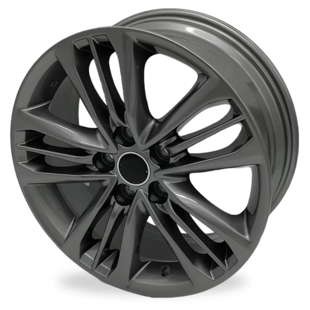 Velospinner Alloy 17" x 7" Automotive Rim Brand New Single 15 spoke Wheel for Toyota Camry 2015 - 2017 Grey OEM Caliber Replacement 75171