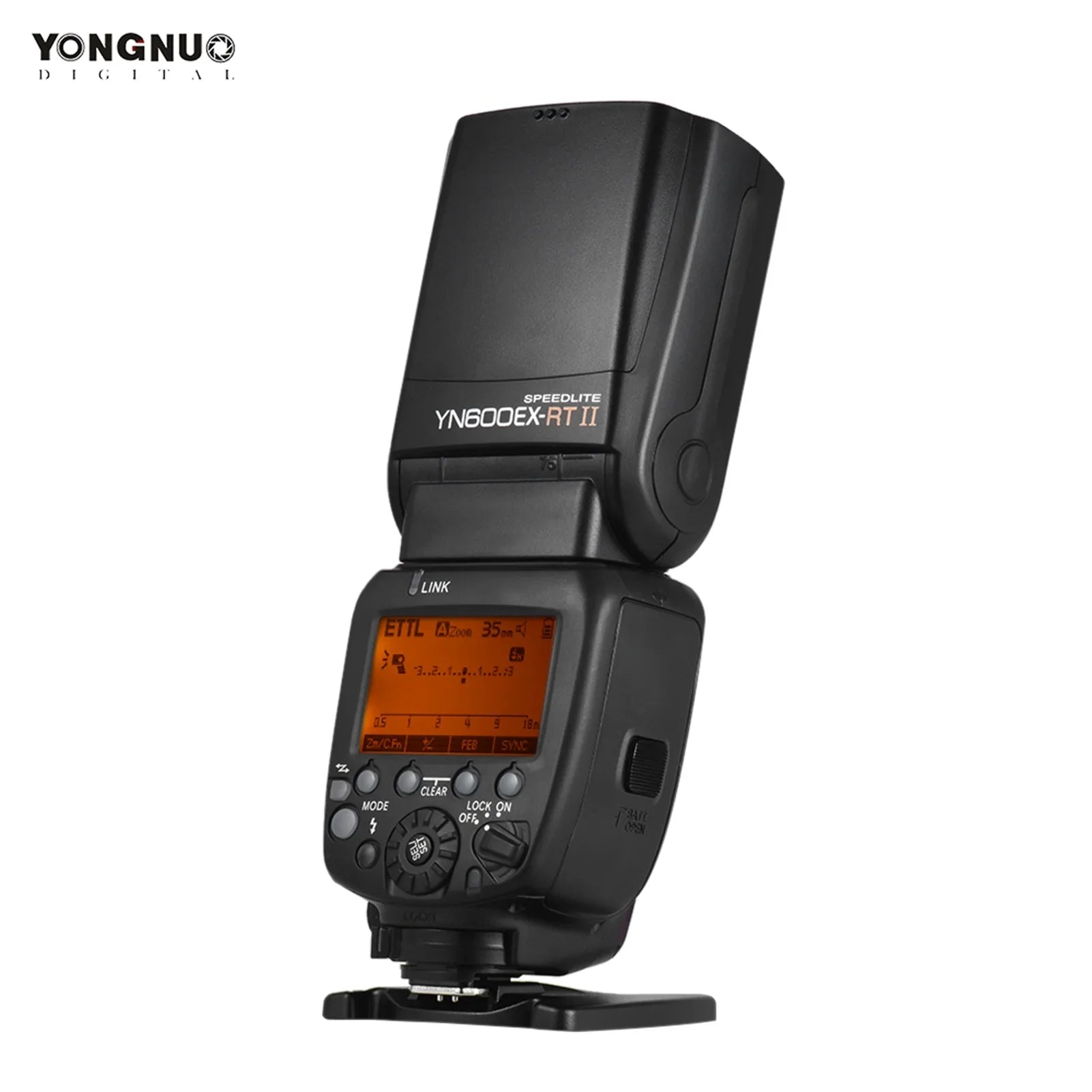 YONGNUO YONGNUO YN600EX RT II Professional Creative TTL Master Flash Speedlite 2.4G Wireless 1/8000s HSS GN60 Support Auto/ Manual Zooming for Canon Camera as 600EX RT YN6000 EX RT II