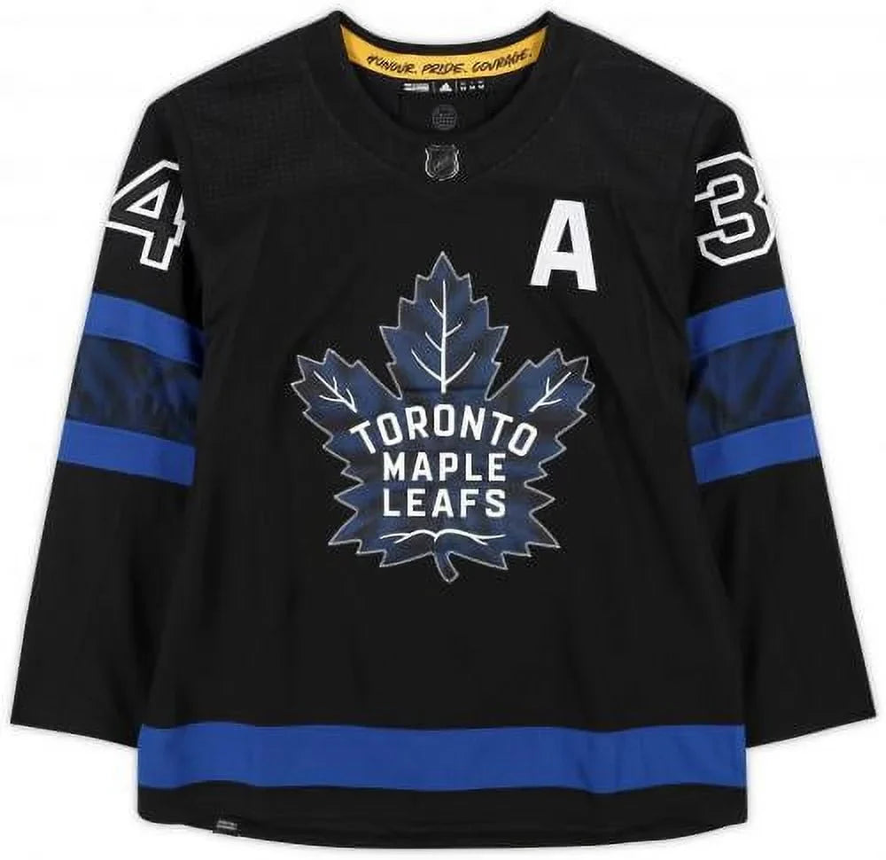 Auston Matthews Toronto Maple Leafs 2022 Hart Trophy Winner Autographed Black Alternative Adidas Authentic Jersey with "2022 Hart" Inscription - Fanatics Authentic Certified