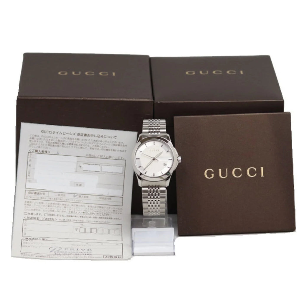 Pre-Owned GUCCI G Timeless Watch Battery Operated YA126401/126.4 (Good)