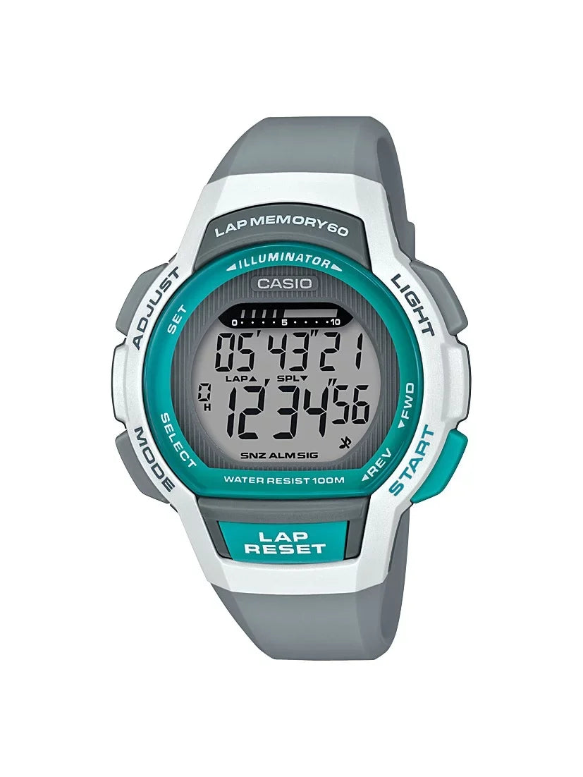 Casio Ladies 5-Year Battery 60 Lap Memory 10m Water Strong Watch