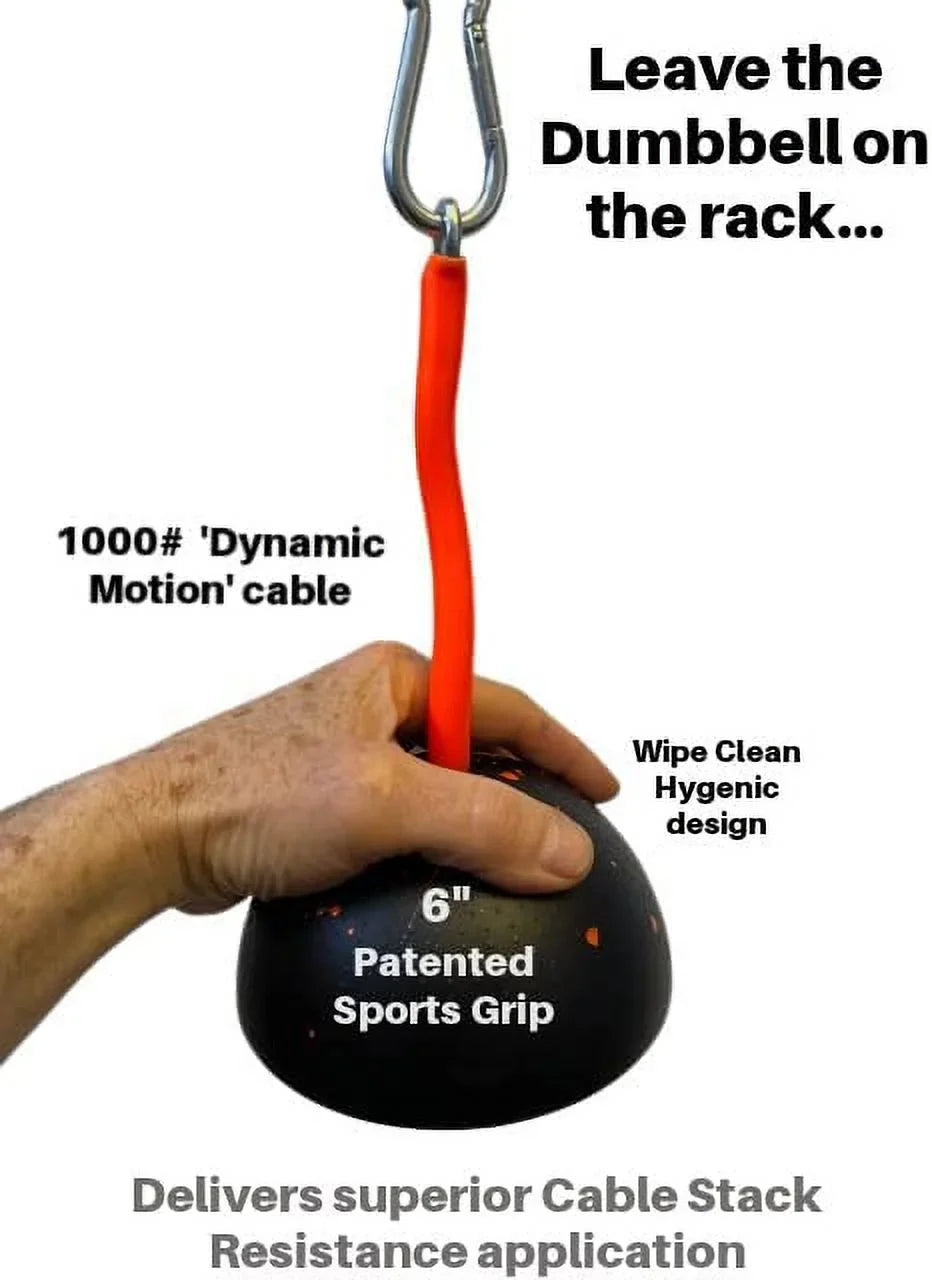 'TRIBELLS' by LPGmuscle Bend and Extend on Weight Stack for Way Better Triceps Than Dumbbells can Build!