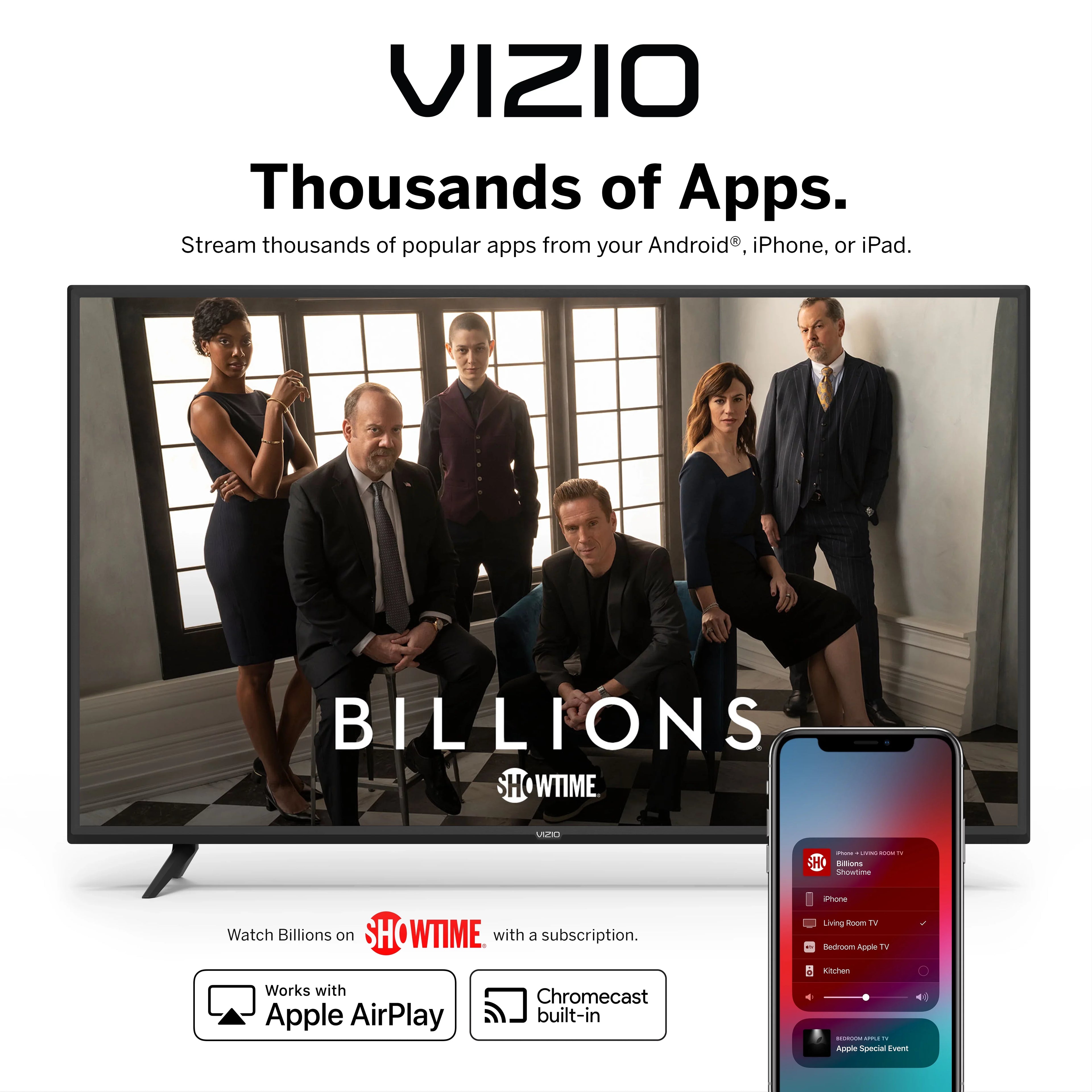 VIZIO 65" Class 4K UHD Quantum Smartcast Smart TV HDR M-Series M65Q7-H1