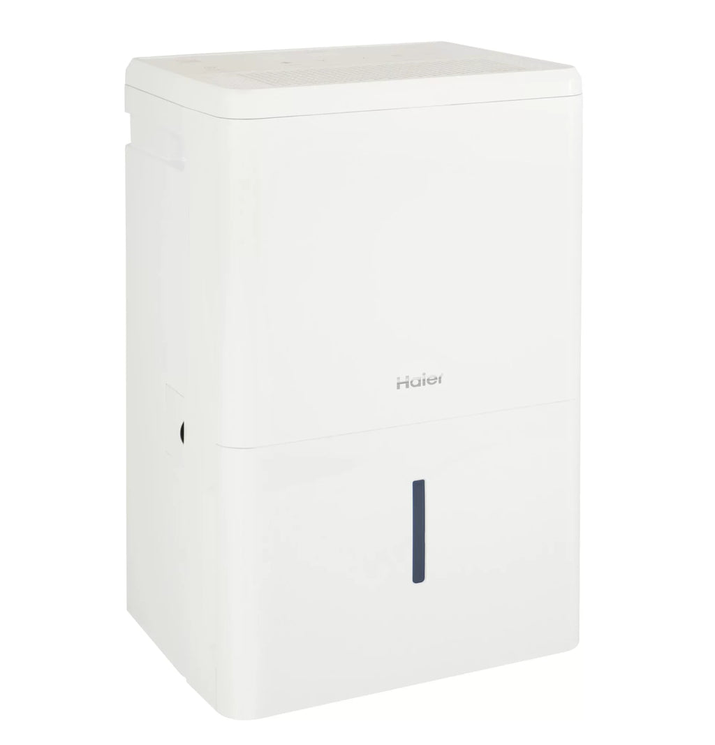 Restored Haier QDHR50LZ 50-Pint 3-Speed LED Digital Controls Portable Dehumidifier, White (Refurbished)