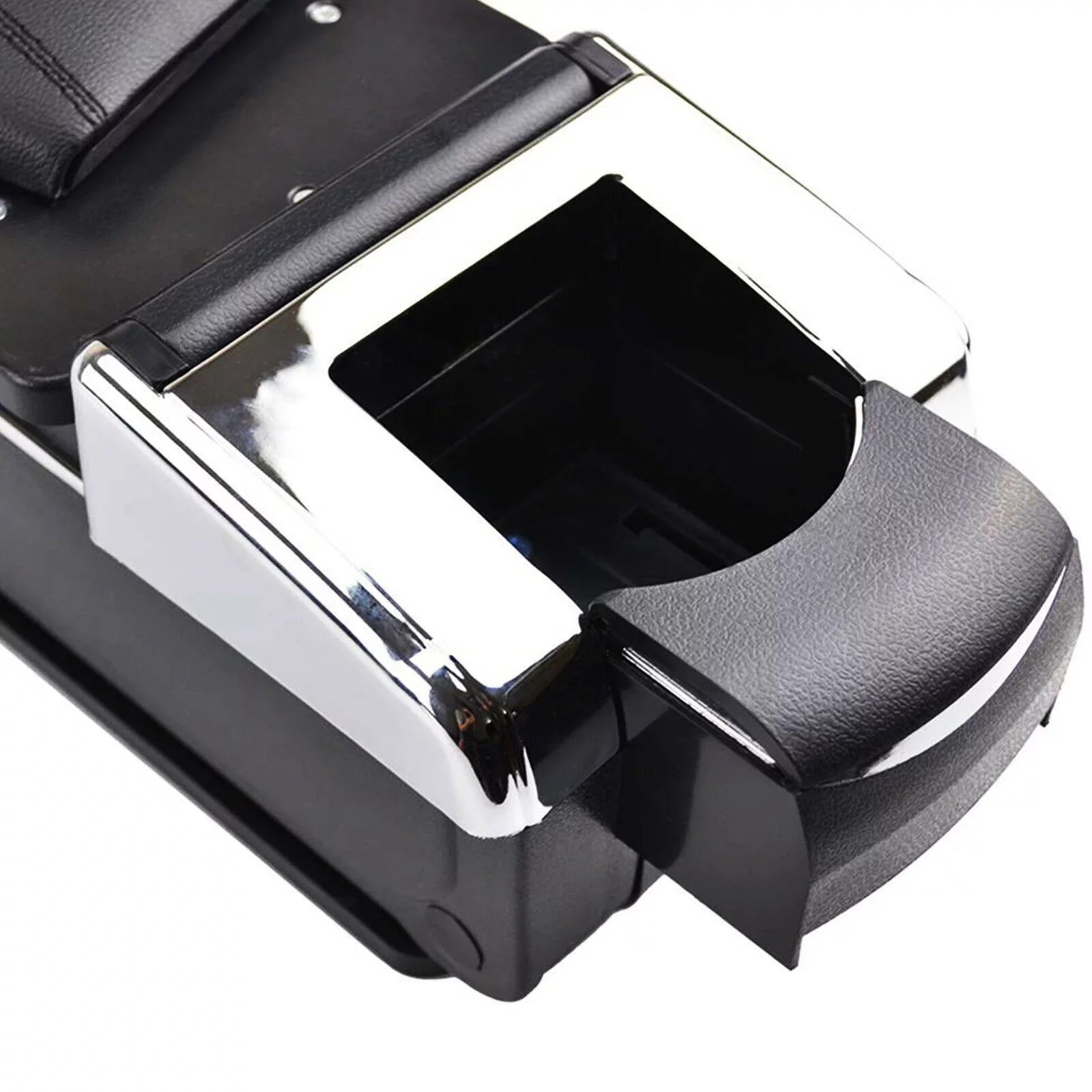 ZhdnBhnos Car Armrest Storage Box Container Rotatable Arm Rest Holder Center Console Black For Nissan Versa/Tiida/Latio 2007-2011
