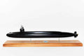 USS Alaska SSBN-732 Submarine Model (Black Hull),Navy,Scale Model,Mahogany,20 inch,Ohio Class