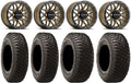 Raceline Krank 14" Bronze Wheels 27" BFG KM3 Tires Can-Am Commander Maverick Renegade Outlander Defender
