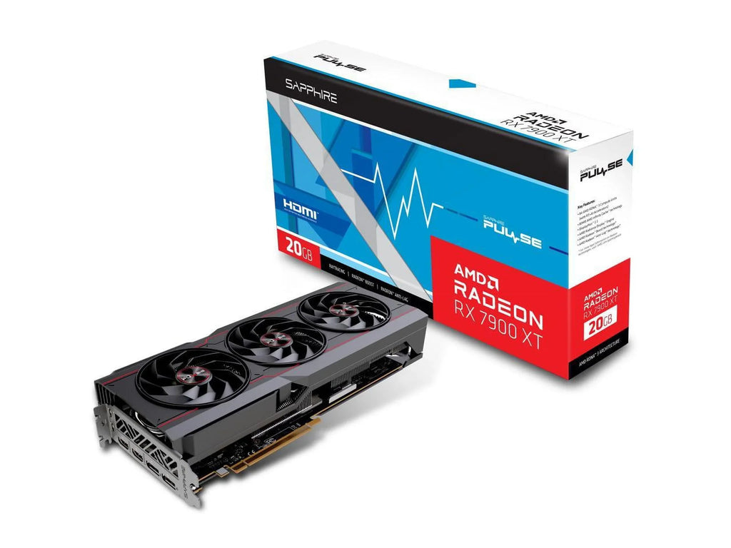 SAPPHIRE PULSE Radeon RX 7900 XT 20GB GDDR6 PCI Express 4.0 x16 ATX Video Card 11323-02-20G