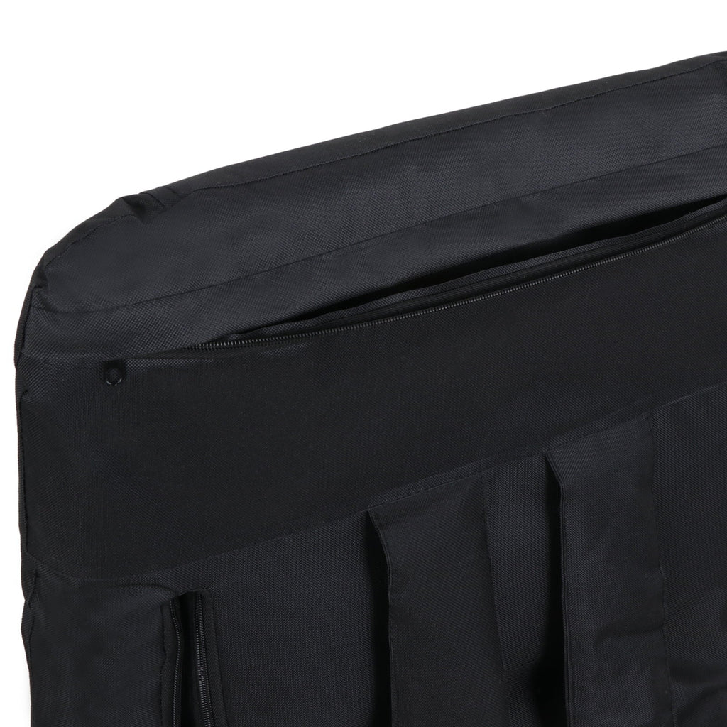 ZENY Stadium Seat Chair Reclining Bleachers W/Padded Cushion - 6 Reclining Positions, Black