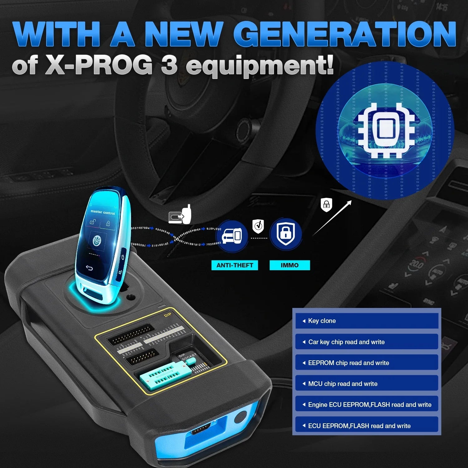 2024 Newest Launch X431 IMMO ELITE Car Diagnostic Scan Tool with XPROG-3 Key Programmer All Systems ,CANFD/DOIP,39+ Services