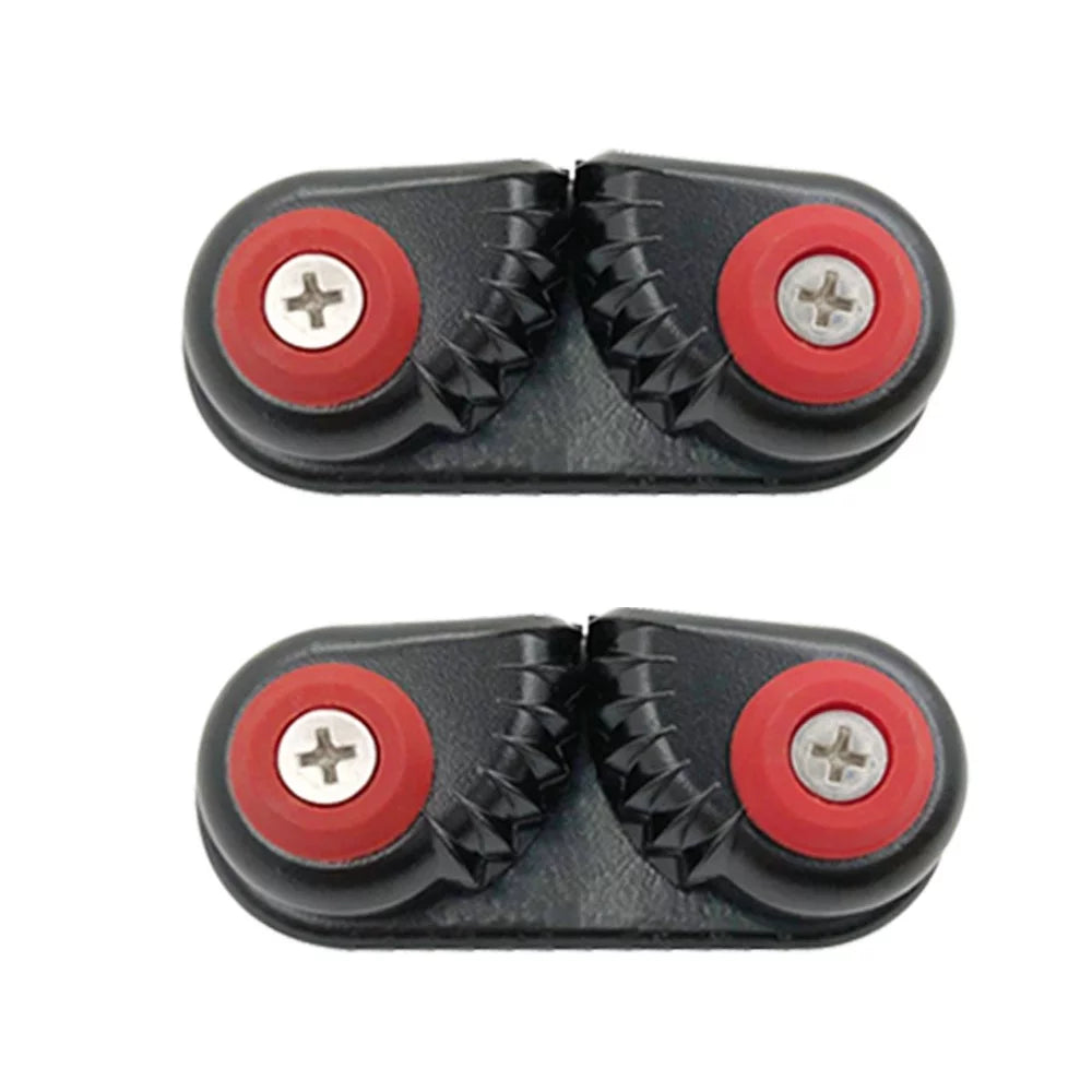 2PCS Kayak Cam Cleat Watercraft Canoe Sailing Watercraft Dinghy Aluminum Cam Cleats Fast Entry Kayak Cleats