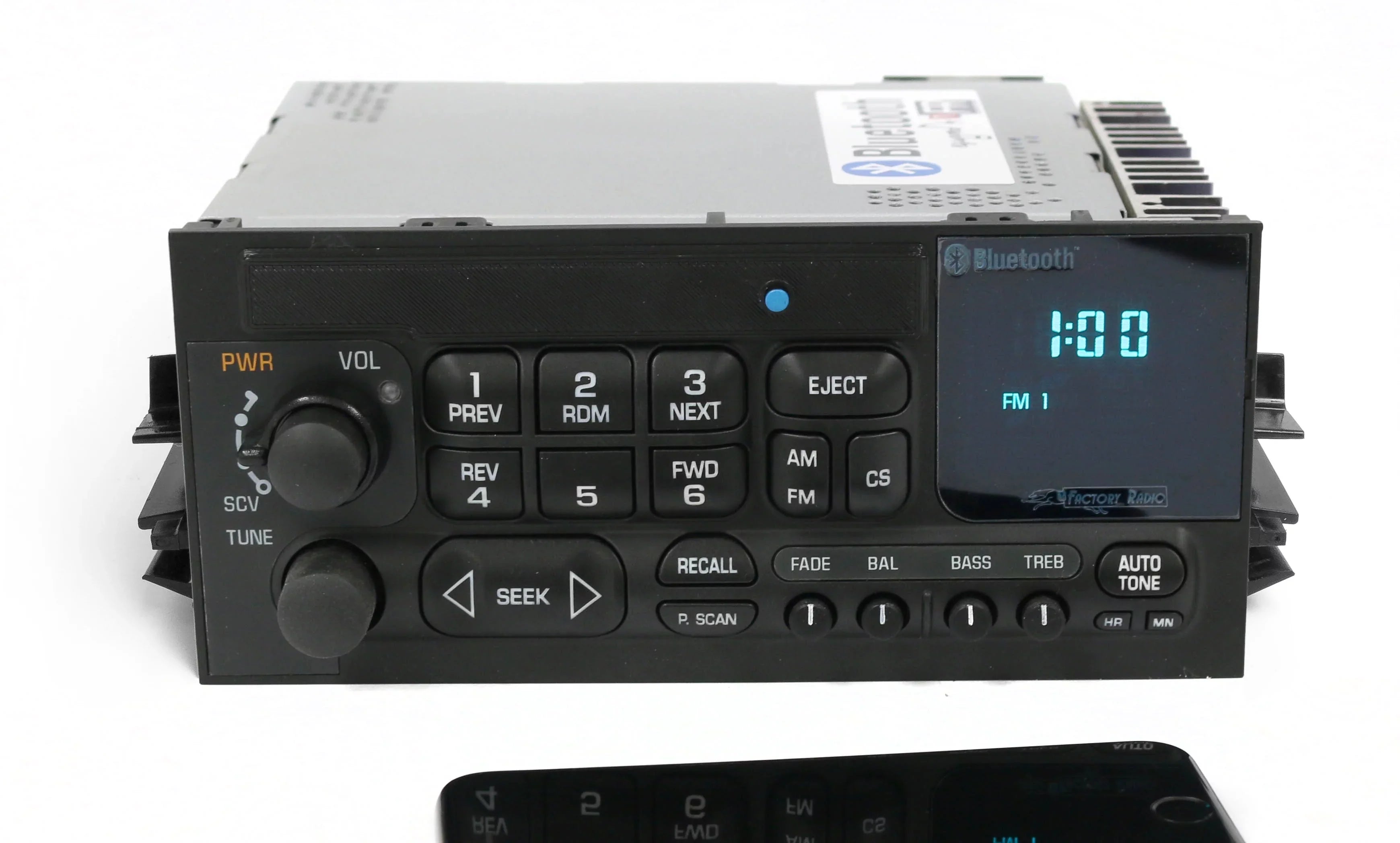 1 Factory Radio 1995 - 2005 GMC Chevy Chevrolet Truck Van AM FM Radio with Bluetooth Music