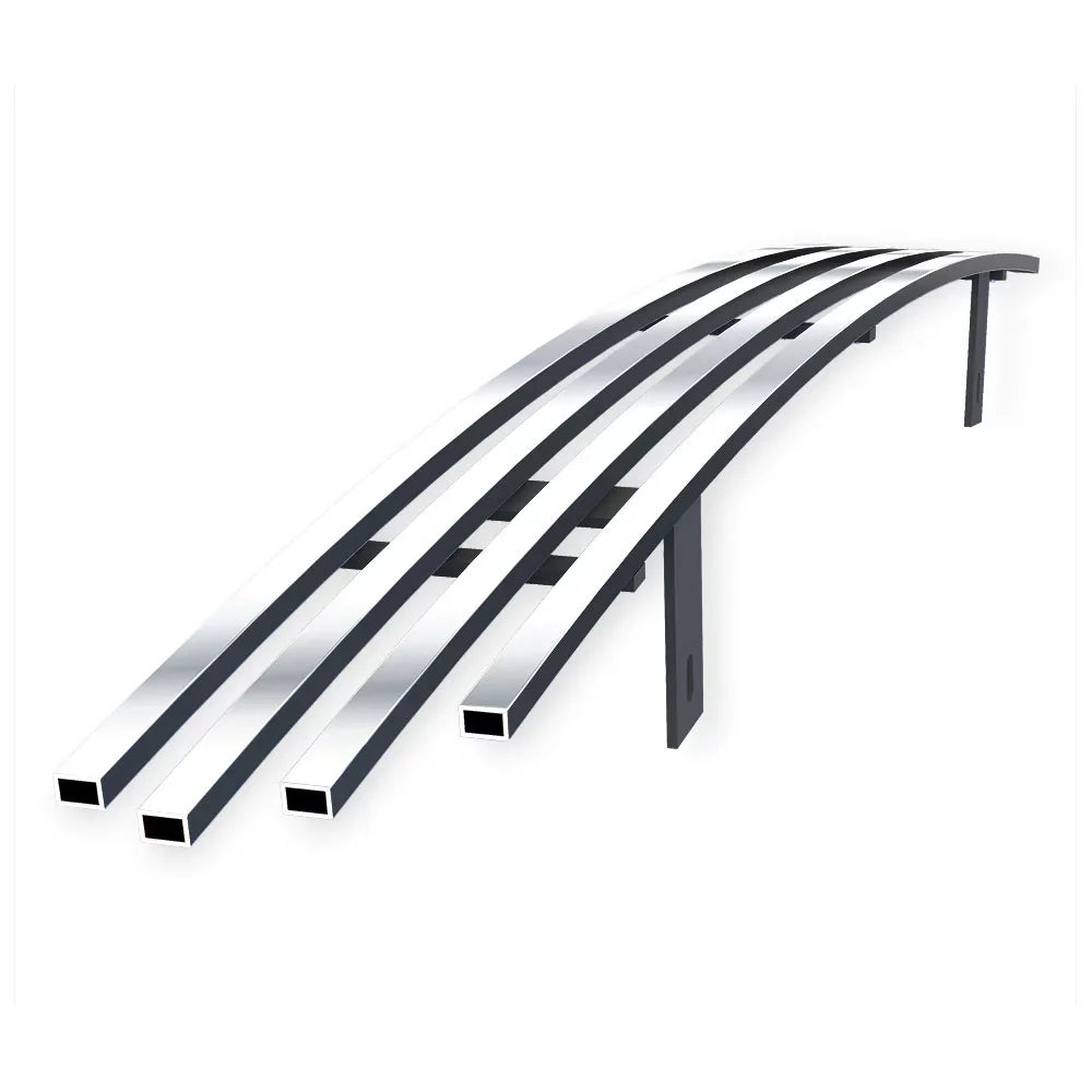 APS Premium Stainless Steel Chrome 8x6 Billet Grille Matching with Chrysler 300 300C 2011-2014 Lower Bumper N19-S10366R