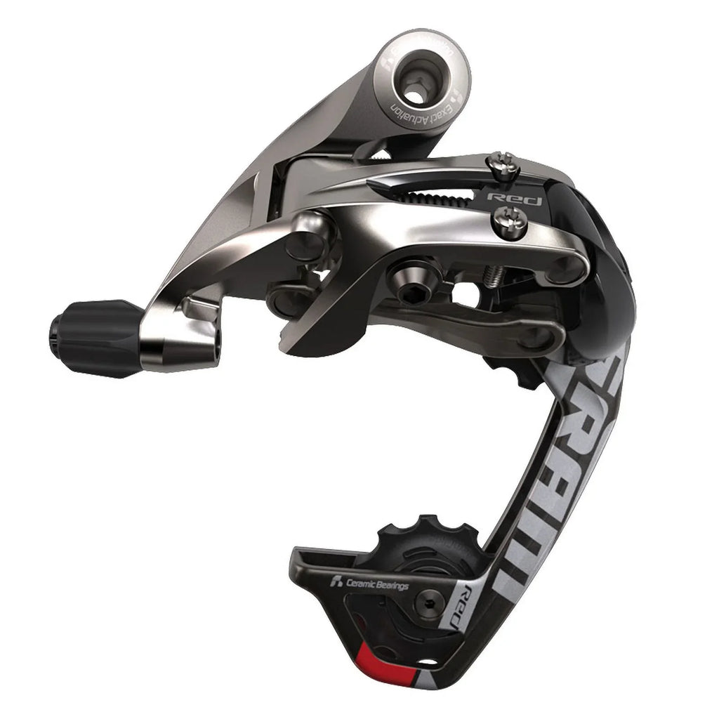 SRAM Red WiFli Rear Derailleur - 10 Speed, Medium Cage, Black/Silver