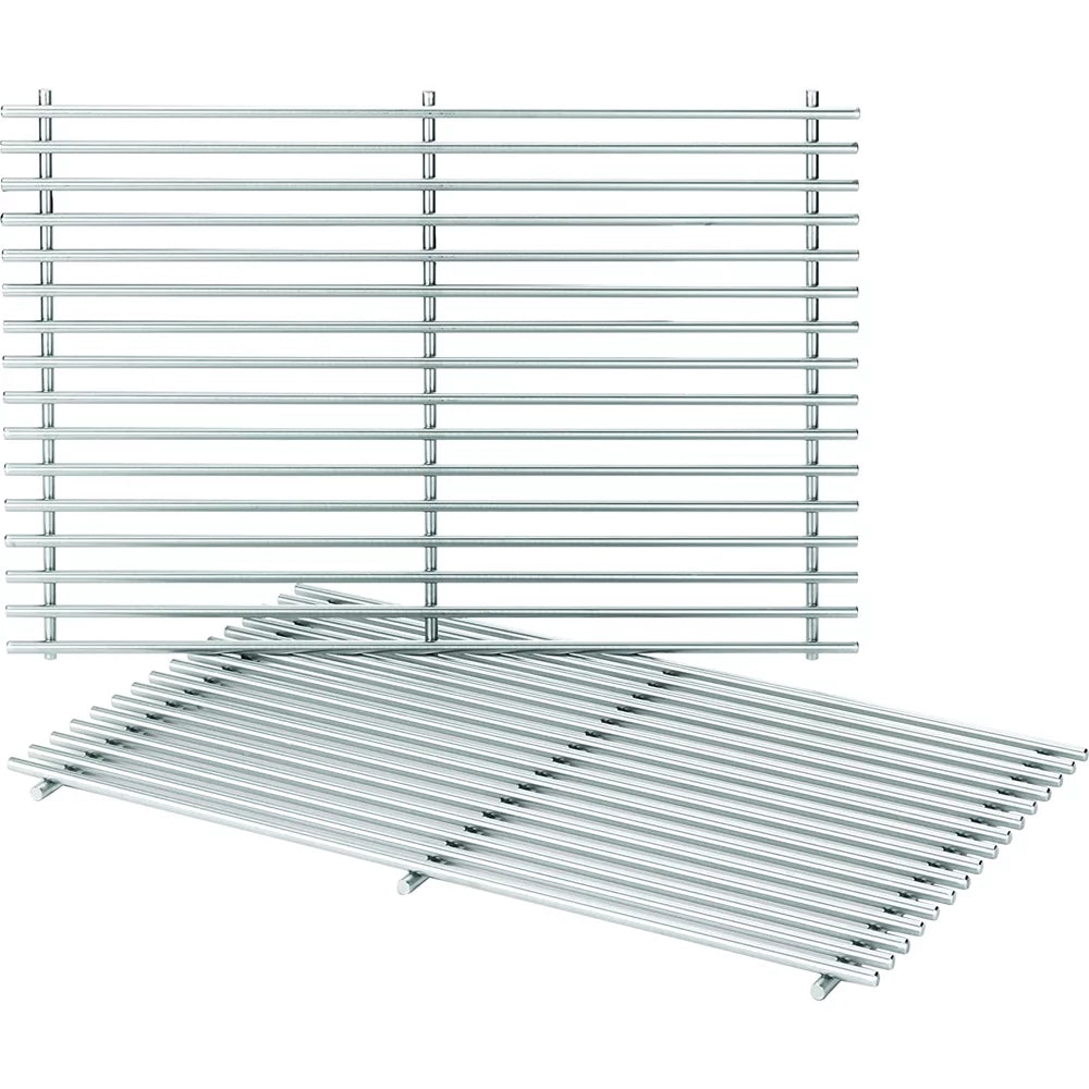 Weber Stainless Steel Cooking Grate (0.5"H x 11.8"W x 17.3"D) for Spirit 300/700, Genesis 1000-3500/Silver/Gold/PlatB/C, 2-Pack - (Open Box)