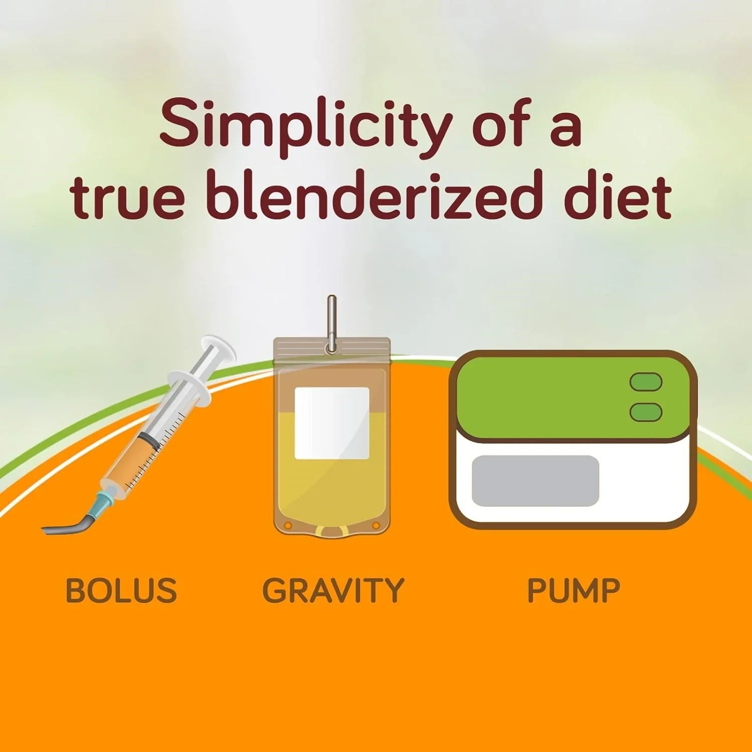 Real Food Blends - Turkey, Sweet Potatoes & Peaches - Meals for Tube Fed People - 9.4 Oz Pouch (Pack of 12)
