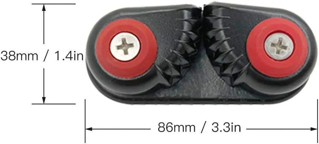 Lixada 2PCS Kayak Cam Cleat Watercraft Canoe Sailing Watercraft Dinghy Aluminum Cam Cleats Fast Entry Kayak Cleats