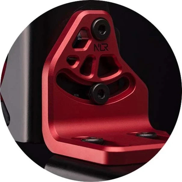 Next Level Racing ELITE DD Side & Front Mount Adaptor Carbon Grey & Red
