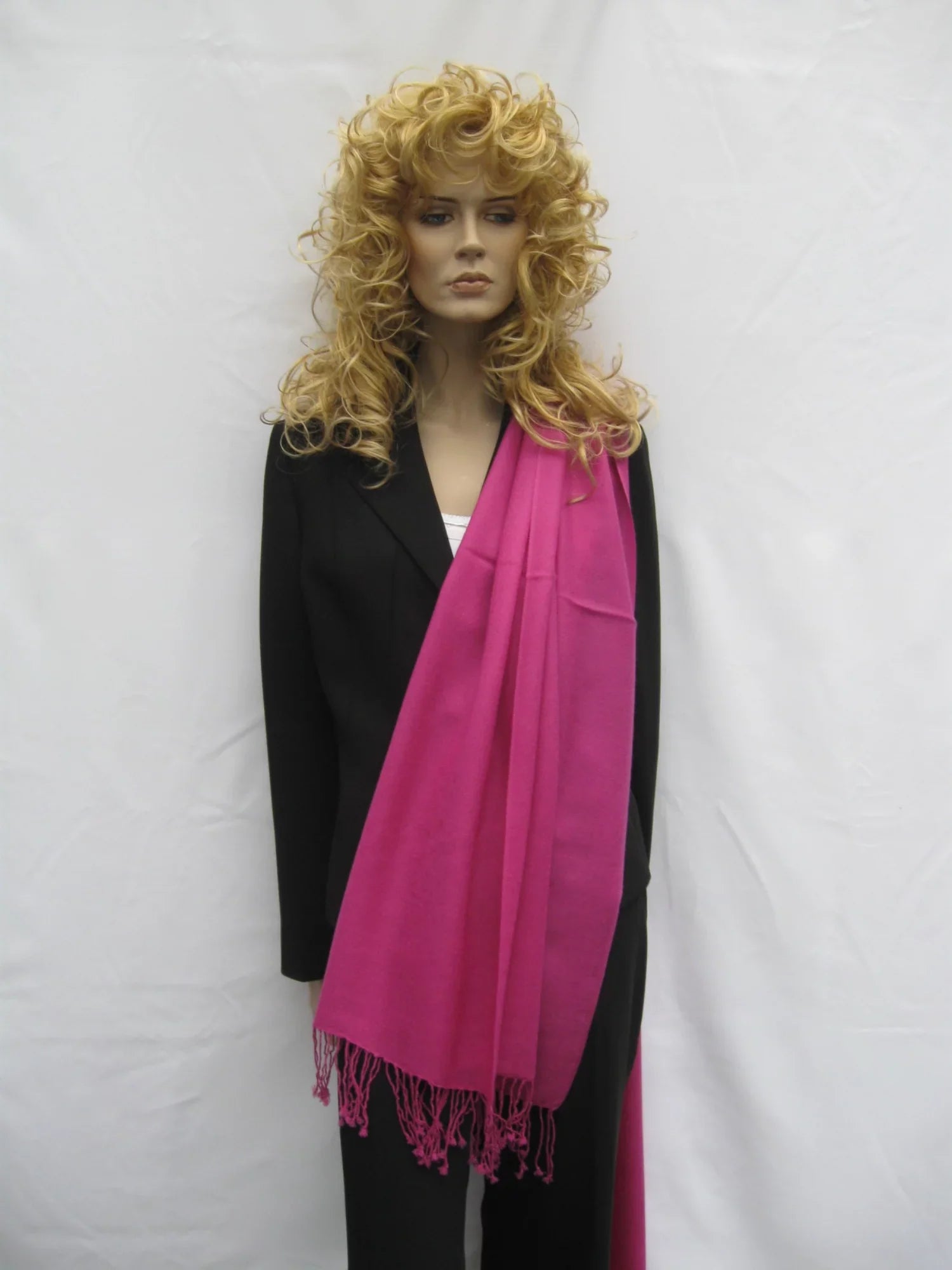 Scarf/Scarves/Shawl/Shawls/Stole/Wrap/Pashmina Scarf/Pashmina Shawl/Cashmere/Cashmere Scarf/Wool/Silk (Raspberry Sorbet)