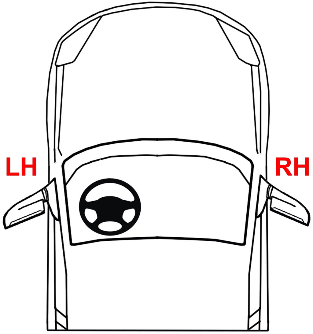 Mirror Fitting With 2013-2015 Lexus RX450h RX350 Left Driver Side Heated In-housing Signal Light Paintable Kool-Vue
