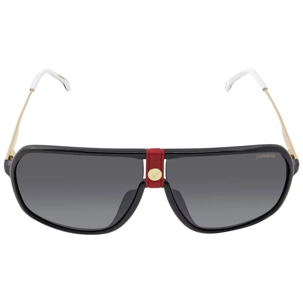 Carrera 1019/S Pilot Sunglasses, Gold/Gray Shaded, 64mm, 10mm