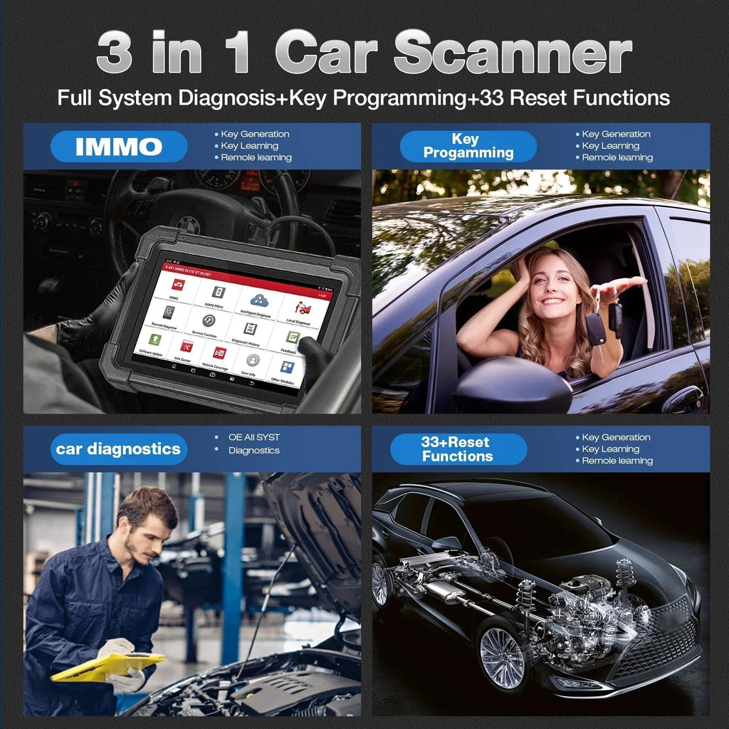 2024 Newest Launch X431 IMMO ELITE Car Diagnostic Scan Tool with XPROG-3 Key Programmer All Systems ,CANFD/DOIP,39+ Services