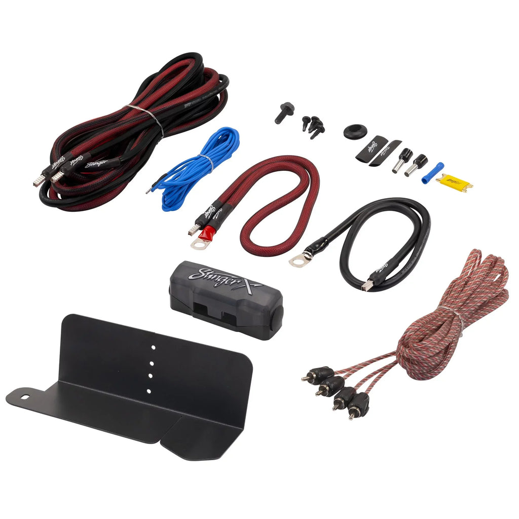 JBL JBLBB4005D - 5-Door Passive Sound Bar Suitable with Bronco with MB Quart NA2-400.2 compact Two Channel, 400 watt Powersports amplifier and Bronco Install Accessories