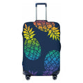 Ocsxa Travel Dust-Proof Suitcase Protection Abstract Bright Pineapple Fruit Retro Print Luggage Wrap Protector For 18-32inch