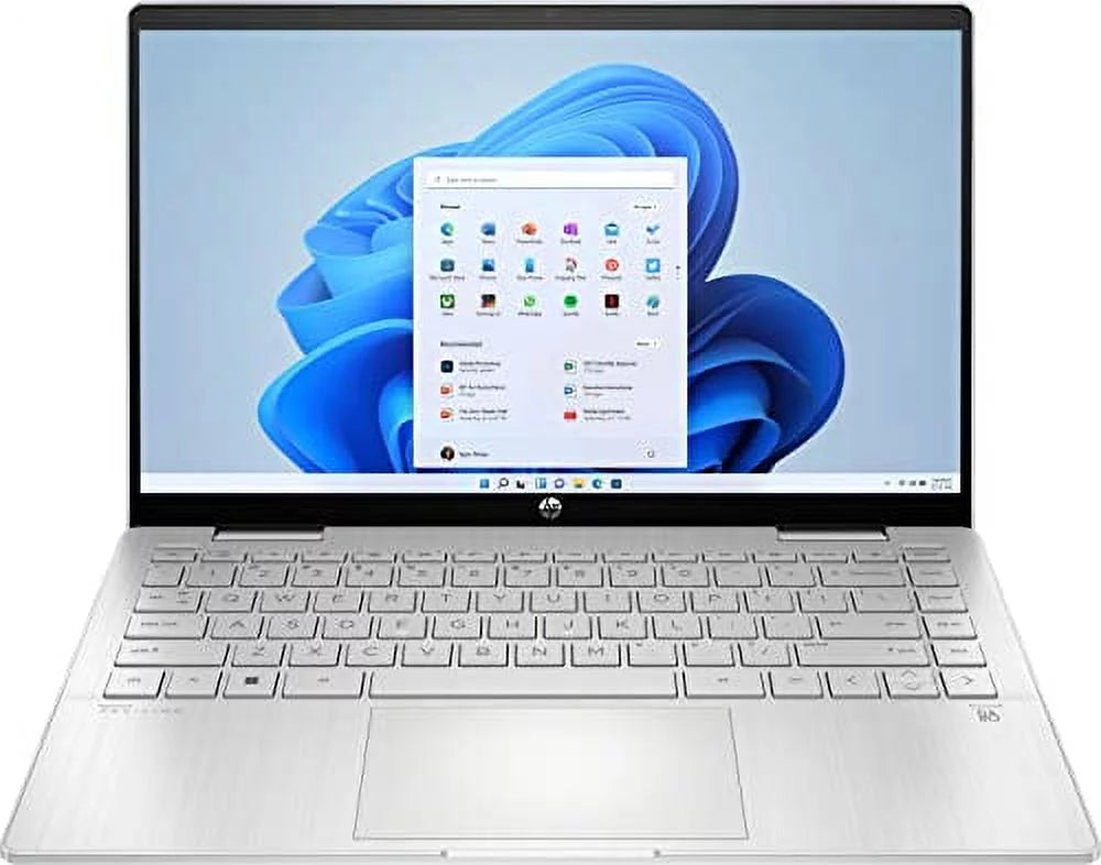 HP Pavilion X360 2-in-1 Laptop 2022, 14" FHD IPS Touchscreen Intel EVO Platform 12th Core i5-1235U Iris Xe Graphics 8GB DDR4 1TB SSD, Wi-Fi 6E Backlit KB, FP Reader, Windows 11 Pro, COU 32GB USB