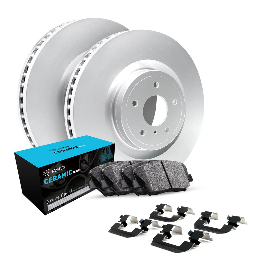 R1 Concepts Wdwh1 76064 R1 Concepts Brake Rotor Carbon Coated With Ceramic Pads Fits select: 2007-2018 TOYOTA YARIS, 2012-2019 TOYOTA PRIUS C