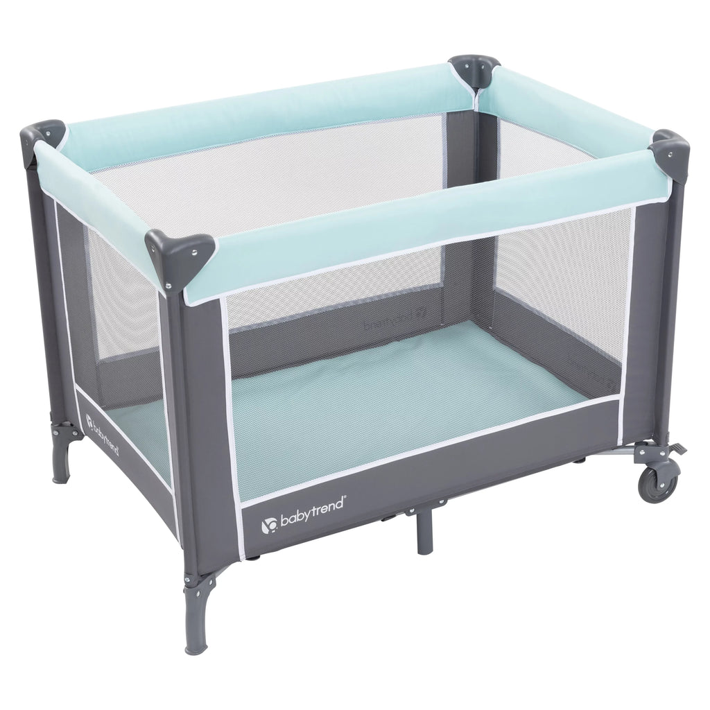 Baby Trend Portable Nursery Center Playard with Travel Bag - Twinkle Blue, Unisex