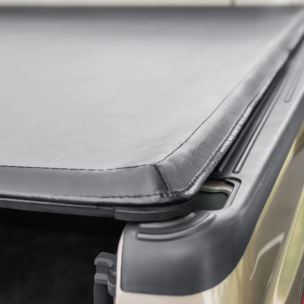 Auto Drive Soft Roll up Truck Bed Tonneau Coating Fits 02-18 Dodge Ram 1500 6.5Ft Bed